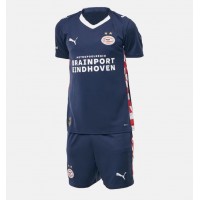 PSV Eindhoven Fotballklær Bortedraktsett Barn 2025-26 Kortermet (+ korte bukser)